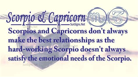 Scorpio Capricorn Love Compatibility Sunsigns Net