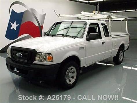 Buy Used 2007 FORD RANGER EXT CAB V6 AUTO SERVICE TRUCK RACK 50K TEXAS