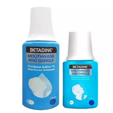 Jual Betadine Mouthwash Gargle Ml Ml Shopee Indonesia