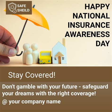 National Insurance Awareness Day Template Postermywall