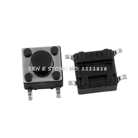 Momentary Tact Tactile Push Button Switch SMD SMT Surface Mount 6x6x5mm