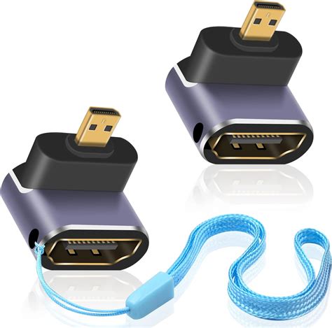 Amazon Duttek K Degree Hdmi To Micro Hdmi Adapter Up Angle