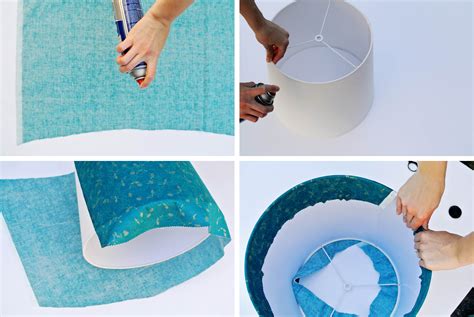 How To Cover A Lampshade With Fabric