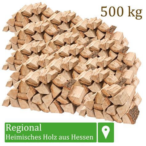 Brennholz Kaminholz Holz Eiche 500 kg Für Ofen und Kamin Kaminofen