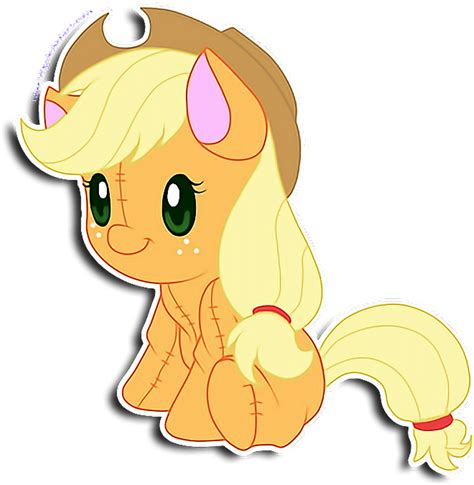 Download Applejack Sticker Cartoon Transparent Png Download Seekpng