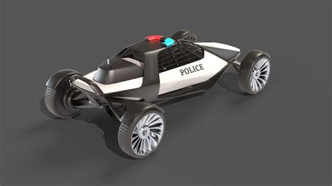 Sci Fi Futuristic Police Racing Buggy 3d Model Turbosquid 1974667