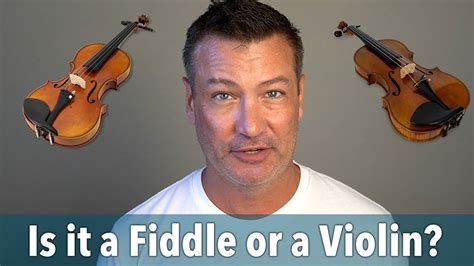 What Is The Difference Between A Violin And A Fiddle Youtube