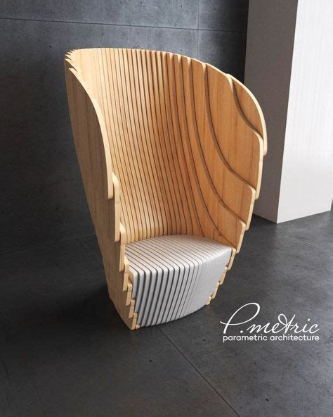 Comfortable Plywood Seating Chair By P Metric Wood Furniture Design