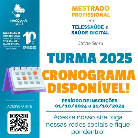 Cronograma Dispon Vel Mestrado Profissional Em Telessa De E Sa De Digital