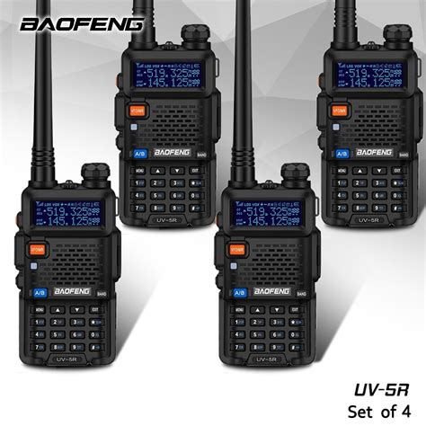 Baofeng Uv R Vhf Uhf Dual Band Two Way Radio Set Of Shopee Philippines