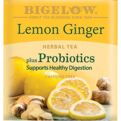 Bigelow Lemon Ginger Tea Evergreen Refreshments Online Ordering