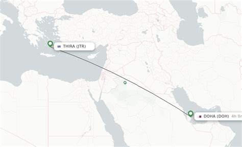 Direct Non Stop Flights From Thira To Doha Schedules