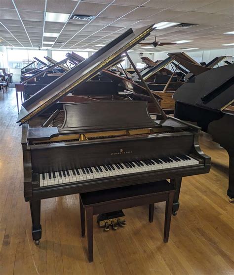 Used Steinway Model L Grand Piano Satin Mahogany Alamo Piano Galleries