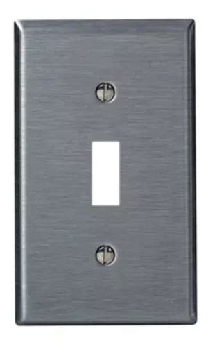 Placa De Pared Para Interruptor De Palanca Acero Inoxidable Mercadolibre