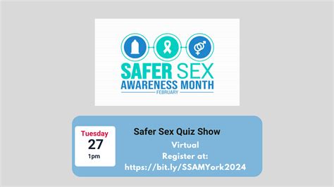 Safer Sex Awareness Month Safer Sex Quiz Show Womens Center For