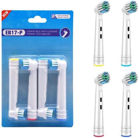 4 szt Końcówki do szczoteczek Oral B Braun szczoteczka EB17 P