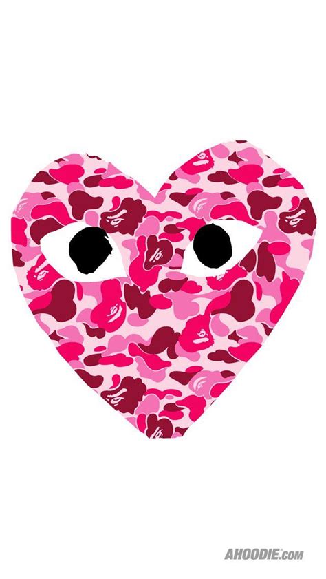 BAPE Pink Camo Logo