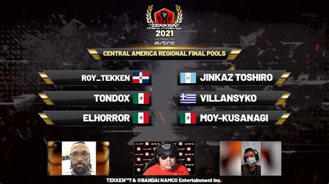 Tekken Online Challenge 2021 Regional Finals Pools Selection Show