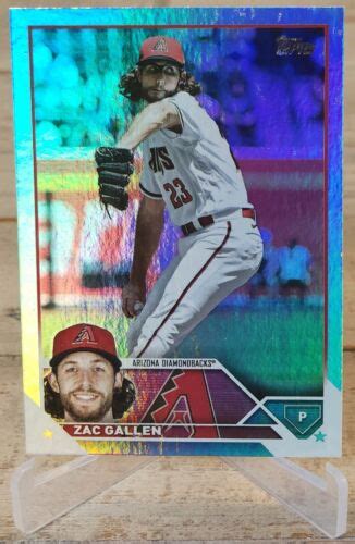 Zac Gallen 2023 Topps Series 2 412 Rainbow Foil Parallel Arizona