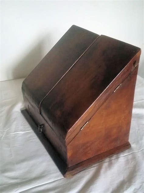 Notary Box Or Letterbox Walnut Circa 1900 Catawiki