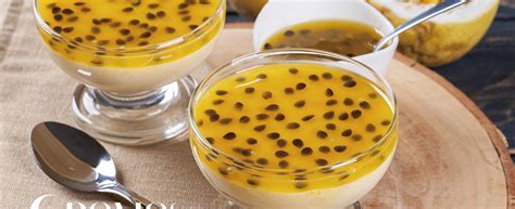 Receta De Un Delicioso Postre De Maracuyá