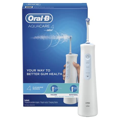 ORAL B Aquacare 4 Irrigator Featuring Oxyjet Technology