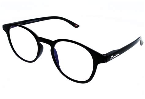 Lunettes de lecture Loupe anti lumière bleue BLF52 Noire ultra plate