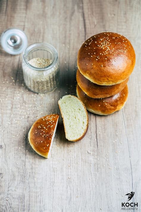 Burger Buns Selber Machen Perfekte Brioche Burger Kochhelden Tv