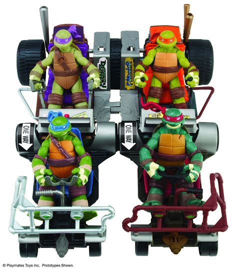 Previewsworld Tmnt Mid Price Vehicle Asst Net C 1 1 2