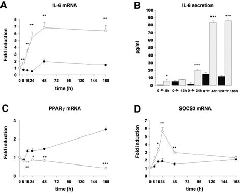 T10 C12 Cla Induces Il 6 Gene Expression And Secretion In 3t3 L1