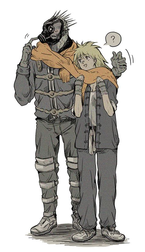 Nikaidou And Caiman Dorohedoro Drawn By Moha Danbooru