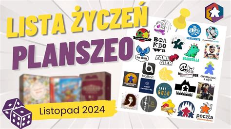 Lista Ycze Planszeo Listopad Premiery Gier Planszowych Na