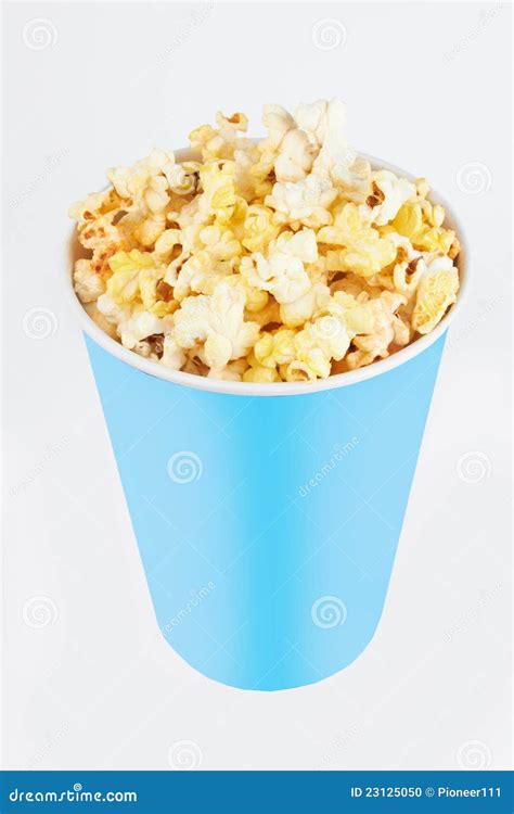 Bowl With Popcorn Stock Photo Image Of Container Entertainment 23125050