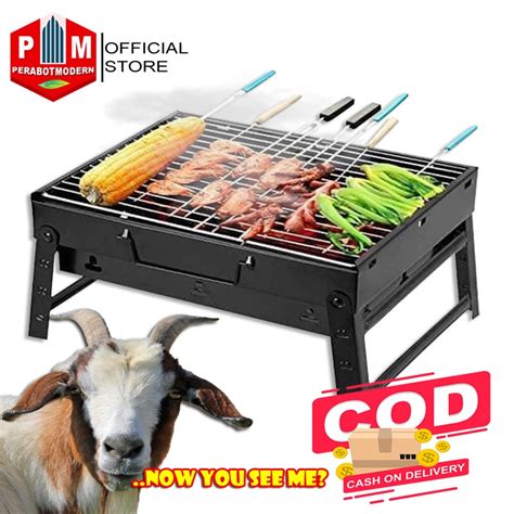 Jual Cod Alat Panggang Barbeque Grill Portable Roekre Panggangan