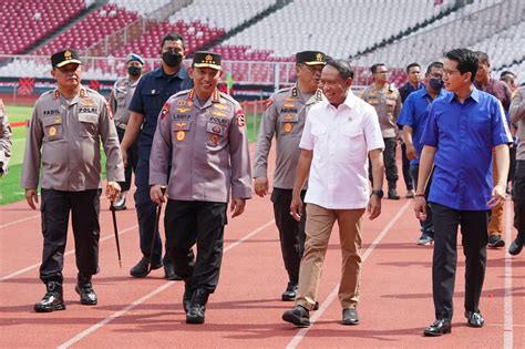 Pastikan Piala AFF 2022 Berjalan Lancar Menpora Amali Dan Kapolri