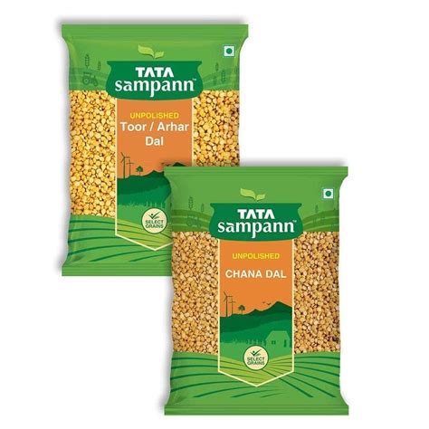 Tata Sampann Pulses Combo Pack Unpolished Toor Dal Arhar Dal