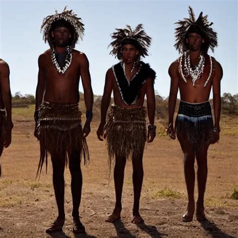 modern day fashion catwalk   australian aborigine stable