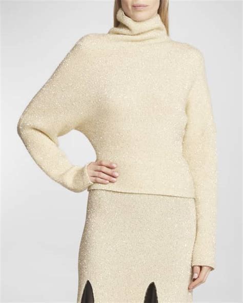 Proenza Schouler Sequined Turtleneck Sweater Neiman Marcus