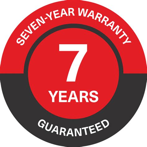 7 Year Warranty Badge Toshiba Toshiba Air Conditioning