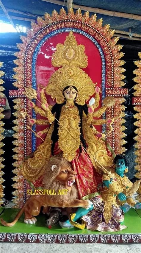 Standing Fiberglass Sabeki Durga Idol At Rs In Kolkata Id