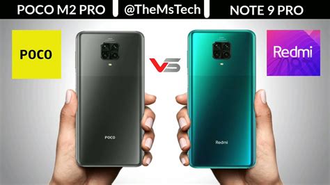 Poco M2 Pro Vs Redmi Note 9 Pro Full Specification Comparison Youtube