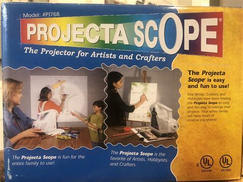 Projecta Scope Model PJ768 Projector For Artists Hobbyists And