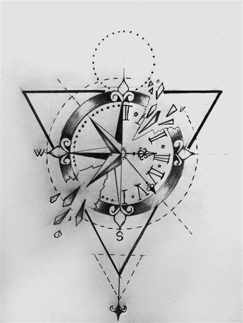 Clock Face Tattoo Clock Tattoo Design Compass Tattoo Design Tattoo