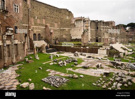 Ancient ruins, Rome, Italy Stock Photo - Alamy