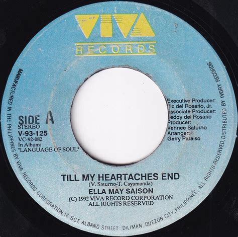 Till My Heartaches End Minus One By Ella May Saison Single Adult