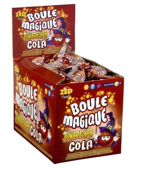 BOULE MAGIQUE JAWBREAKER COLA change de couleur et de goût avec un