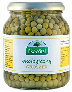 Groszek Zielony W Zalewie BIO 230g EkoWital Delikatesy Z Natury