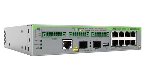 AT GS980EM 10H Allied Telesis PoE Switch Layer 3 Managed 1Gbps