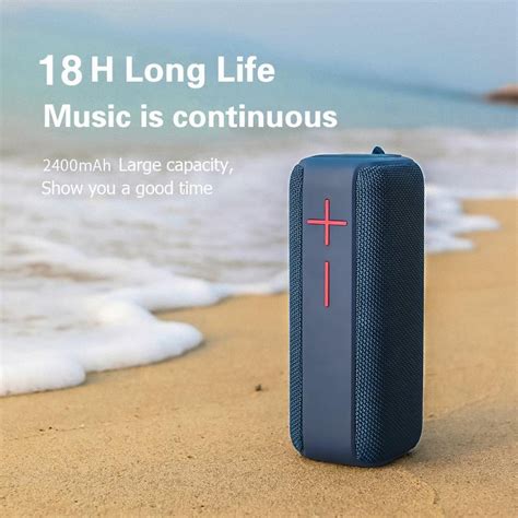 Enceinte Bluetooth Portable Waterproof Basses Puissantes Tws Fm