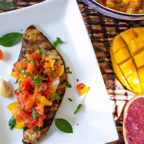 Receta De Pescado A La Plancha Con Salsa De Mango Paleo